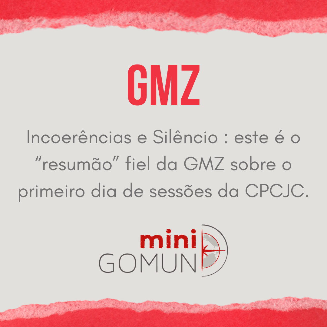[GMZ] Incoerências e Silêncio: este é o “resumão” fiel da GMZ sobre o primeiro dia de sessões da CPCJC.