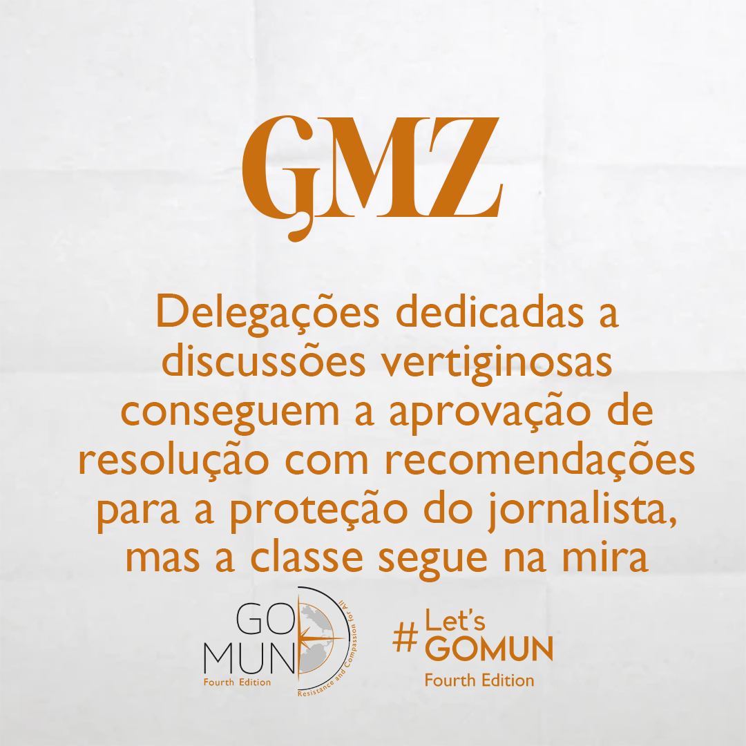 Último dia de debates fica resignado às revisões e aprovação da resolução, mas a liberdade de imprensa é atacada durante coletiva